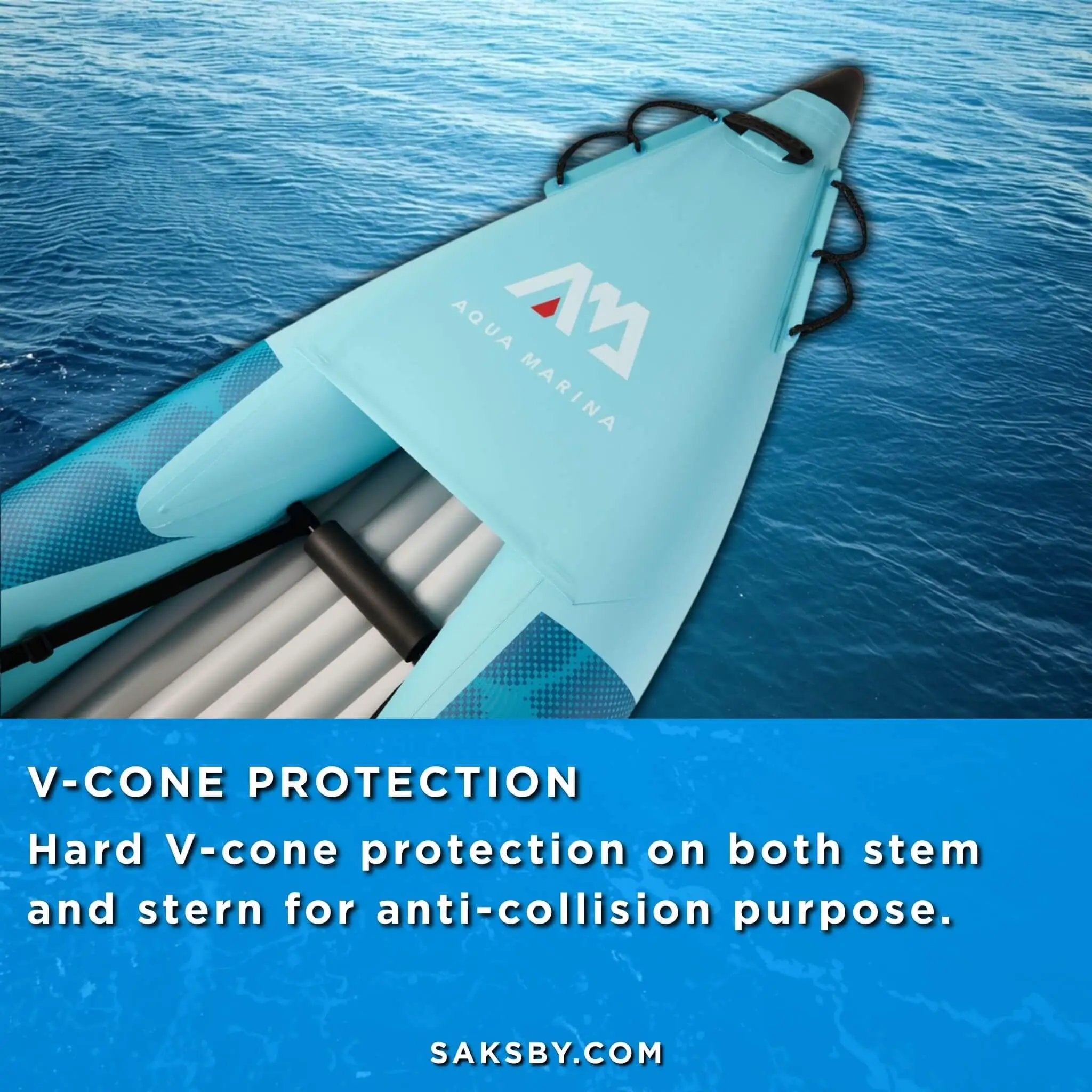 Aqua Marina Betta 14FT 2-Person Inflatable Recreational Kayak With Paddles [BE-412] (SAK01375) by SAKSBY WHOLESALE