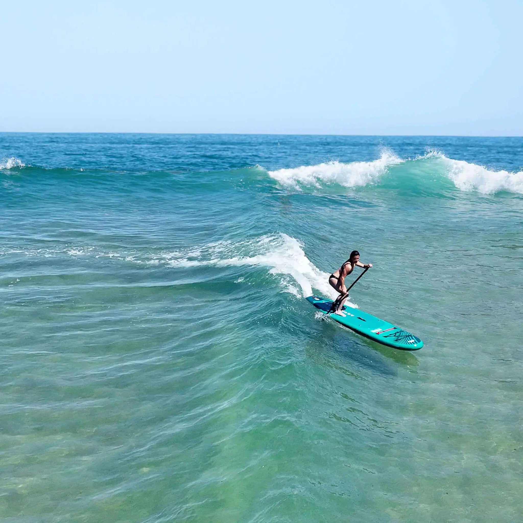Aqua Marina Breeze 9FT Green Compact Inflatable SUP With Drop Stitch Light Technology [BT-23BRP] (SAK68745) by SAKSBY WHOLESALE