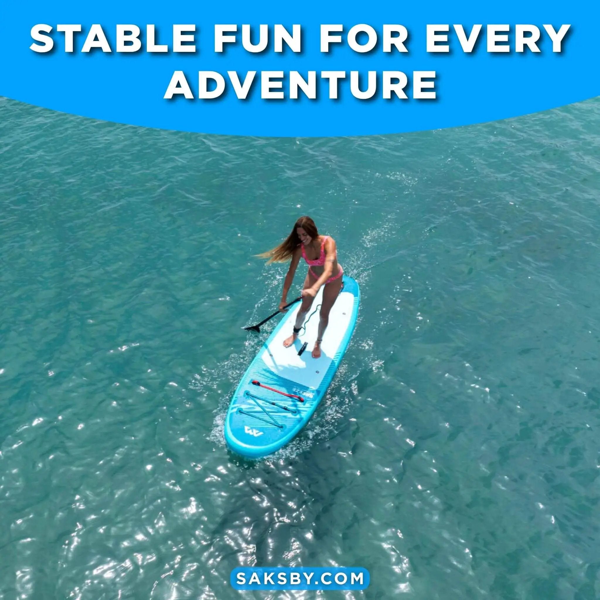 Aqua Marina Breeze 9FT Green Compact Inflatable SUP With Drop Stitch Light Technology [BT-23BRP] (SAK68745) by SAKSBY WHOLESALE