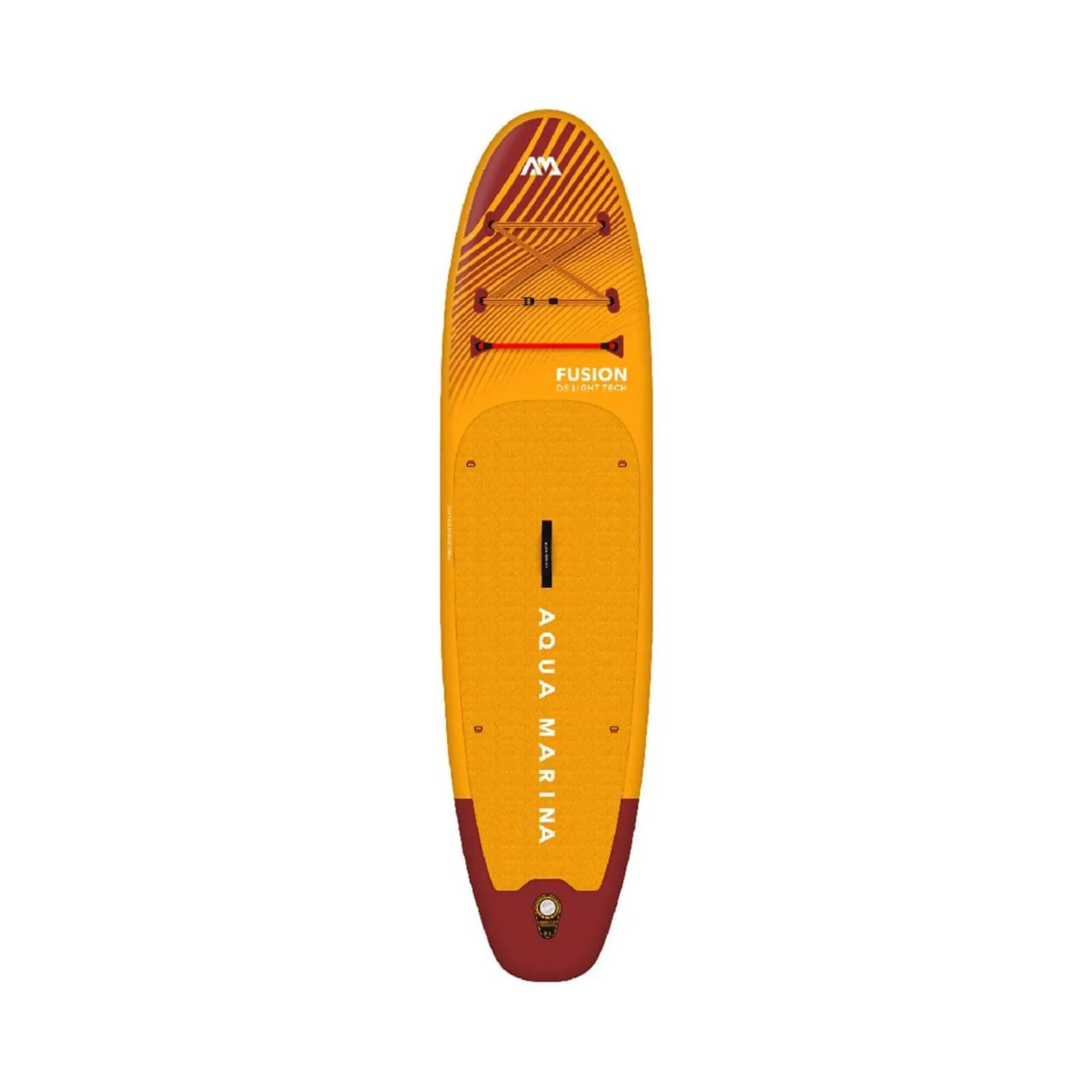 Aqua Marina Fusion 10FT Premium All-Around SUP W/ Durable PVC Rail Layers & Grooved EVA Footpad [BT-23FUP] (SAK37195) by SAKSBY WHOLESALE