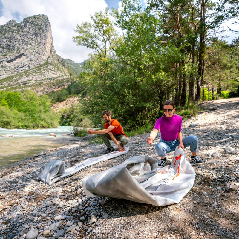 Aqua Marina Halve Ultra-Light Packayak™ 2-Person Kayak With DWF Deck [Paddle Excluded] [HA-398] (SAK41876) by SAKSBY WHOLESALE
