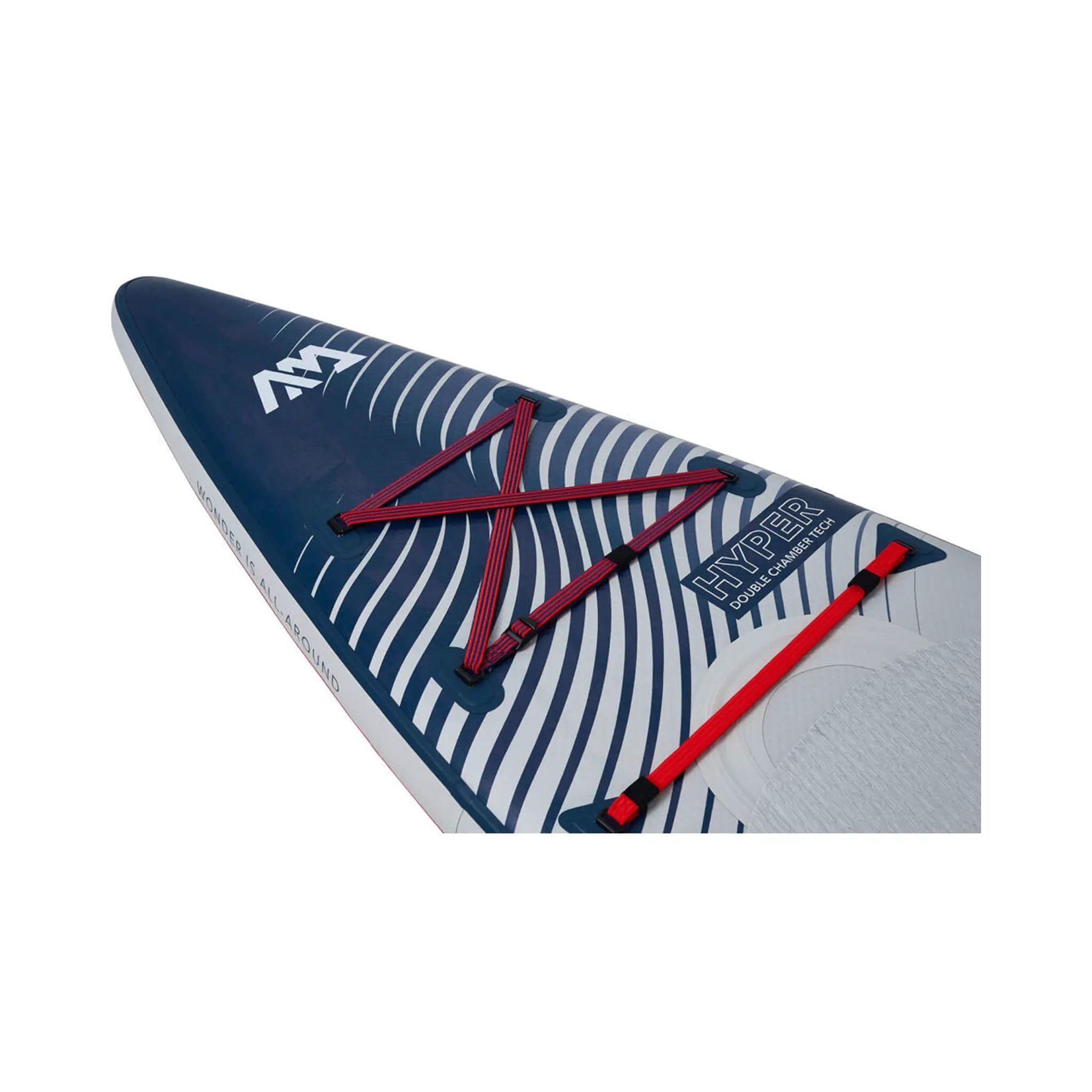 Aqua Marina Hyper 12FT Navy Touring SUP With Hydrodynamic Rail Edges & Adjustable Bungee [BT-23HY02] (SAK23285) by SAKSBY WHOLESALE