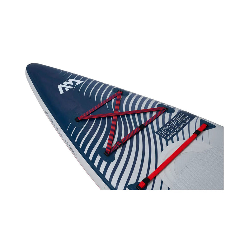 Aqua Marina Hyper 12FT Navy Touring SUP With Hydrodynamic Rail Edges & Adjustable Bungee [BT-23HY02] (SAK23285) by SAKSBY WHOLESALE