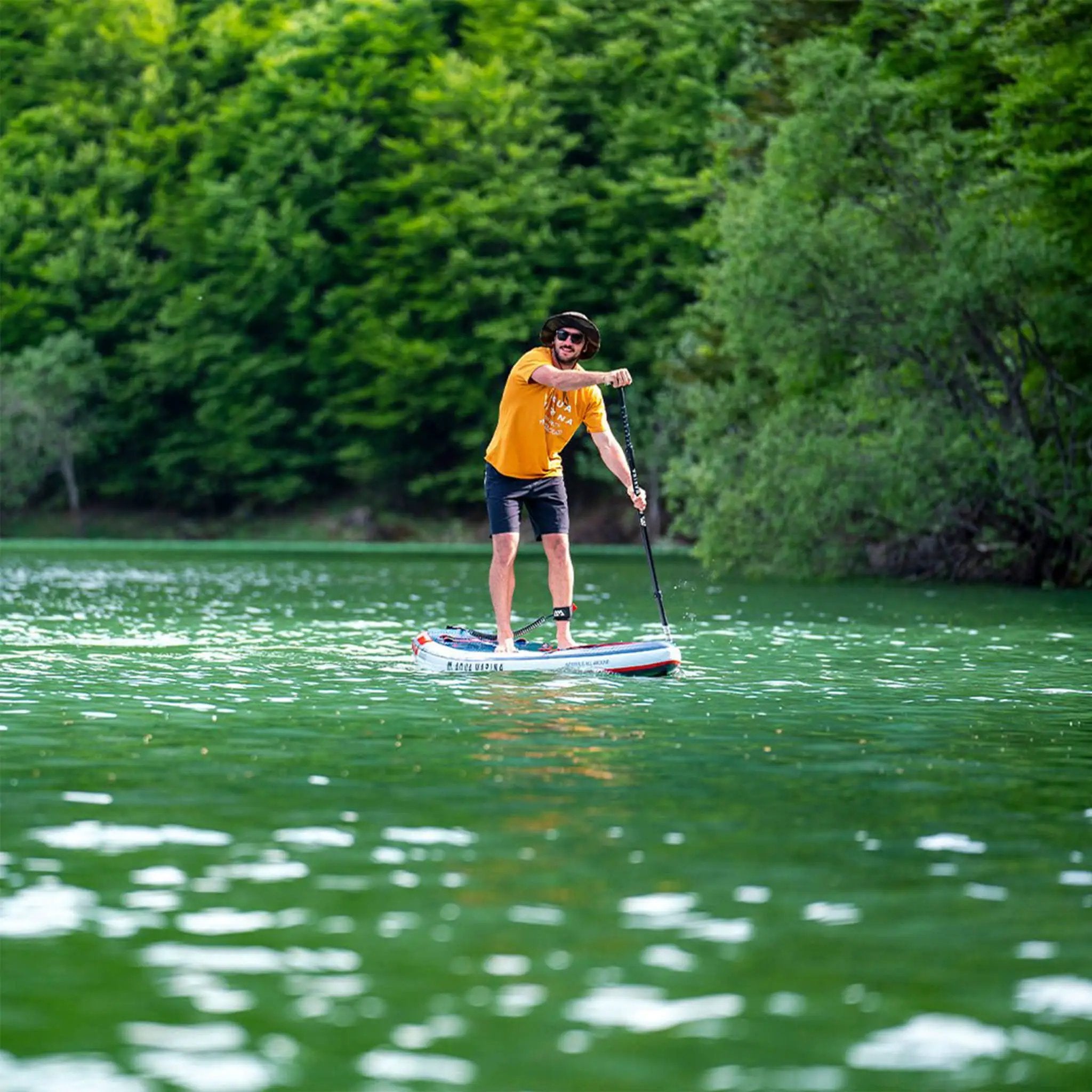 Aqua Marina Hyper 12FT Navy Touring SUP With Hydrodynamic Rail Edges & Adjustable Bungee [BT-23HY02] (SAK23285) by SAKSBY WHOLESALE