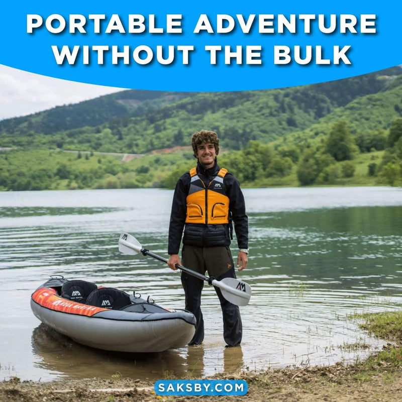Aqua Marina Memba 390 Premium 12FT 2-Person Touring Kayak With DWF Deck And Paddles [ME-390] (SAK17282) by SAKSBY WHOLESALE