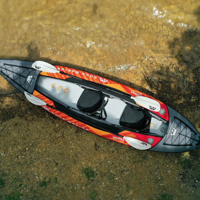 Aqua Marina Memba 390 Premium 12FT 2-Person Touring Kayak With DWF Deck And Paddles [ME-390] (SAK17282) by SAKSBY WHOLESALE
