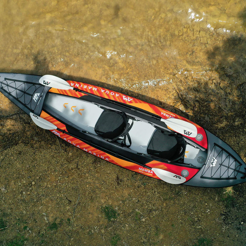 Aqua Marina Memba 390 Premium 12FT 2-Person Touring Kayak With DWF Deck And Paddles [ME-390] (SAK17282) by SAKSBY WHOLESALE