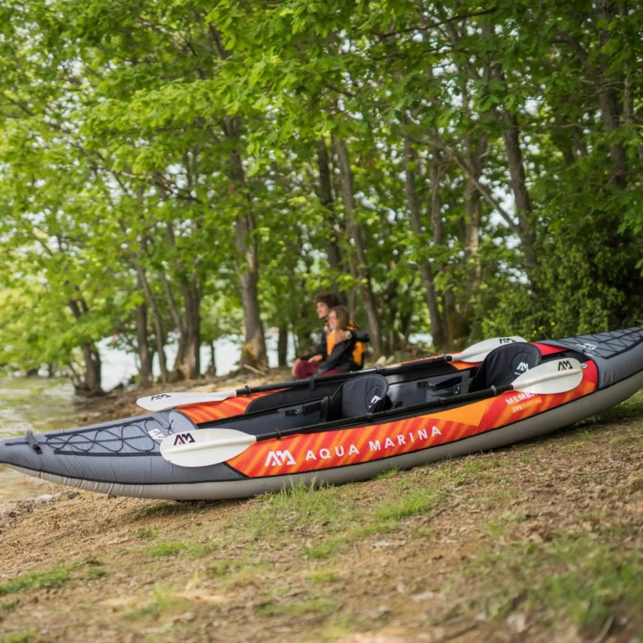 Aqua Marina Memba 390 Premium 12FT 2-Person Touring Kayak With DWF Deck And Paddles [ME-390] (SAK17282) by SAKSBY WHOLESALE
