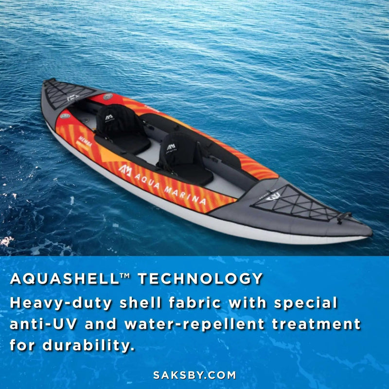 Aqua Marina Memba 390 Premium 12FT 2-Person Touring Kayak With DWF Deck And Paddles [ME-390] (SAK17282) by SAKSBY WHOLESALE