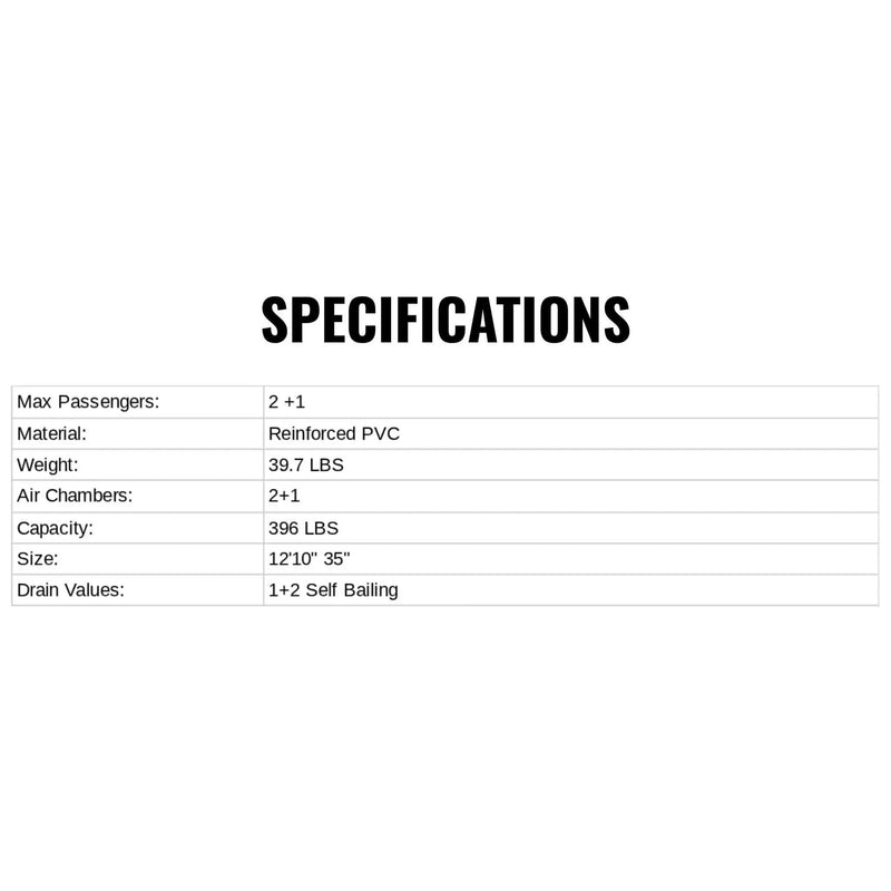 Aqua Marina Memba 390 Premium 12FT 2-Person Touring Kayak With DWF Deck And Paddles [ME-390] (SAK17282) by SAKSBY WHOLESALE