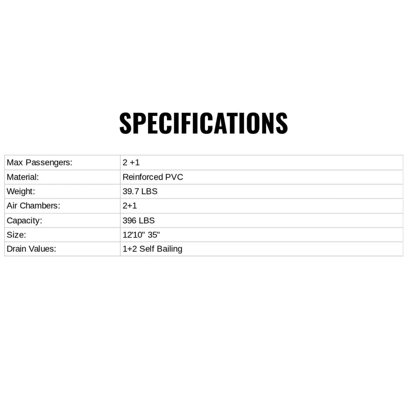 Aqua Marina Memba 390 Premium 12FT 2-Person Touring Kayak With DWF Deck And Paddles [ME-390] (SAK17282) by SAKSBY WHOLESALE
