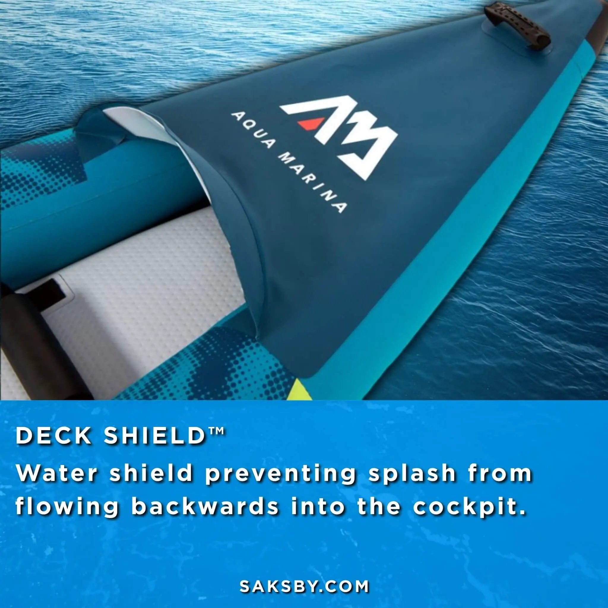 Aqua Marina Steam 412 14FT 2-Person Premium Kayak With DWF Deck [Paddle Excluded] [ST-412] (SAK57946) by SAKSBY WHOLESALE