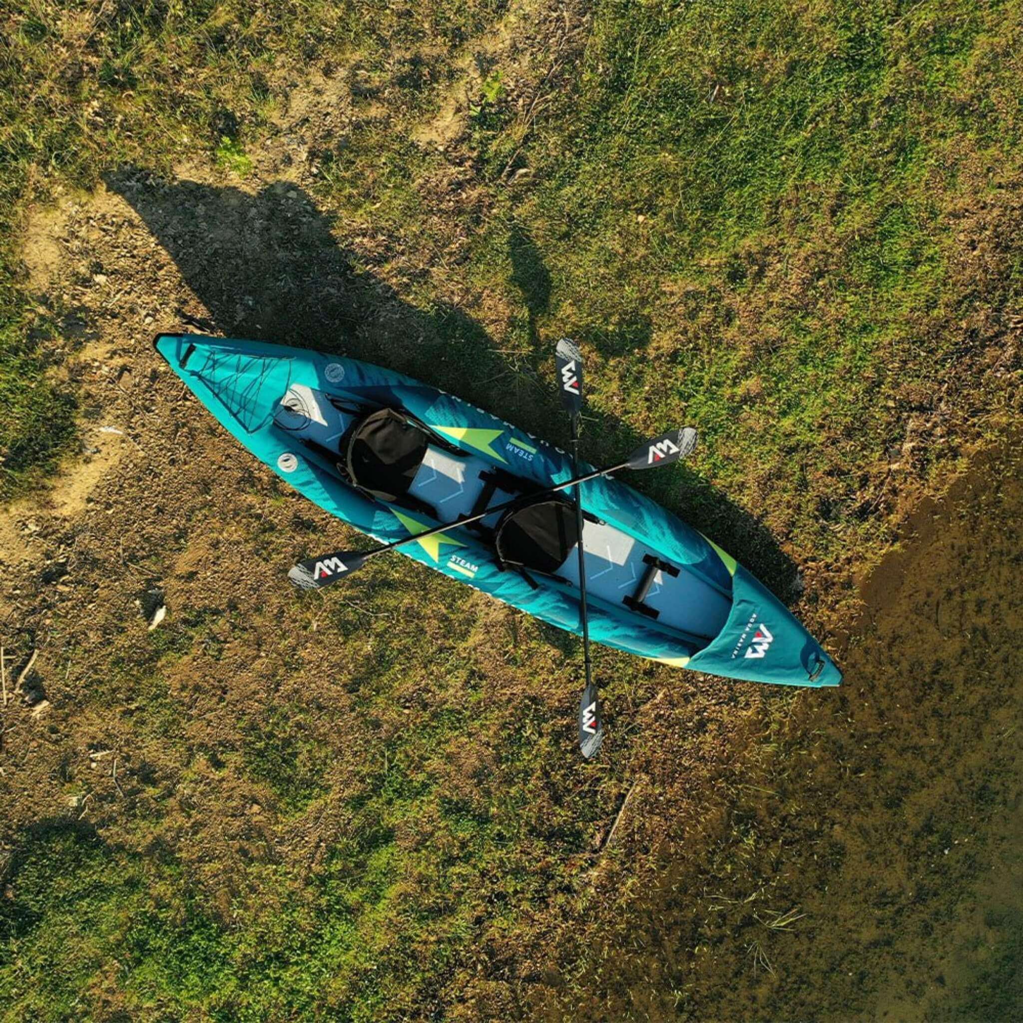 Aqua Marina Steam 412 14FT 2-Person Premium Kayak With DWF Deck [Paddle Excluded] [ST-412] (SAK57946) by SAKSBY WHOLESALE