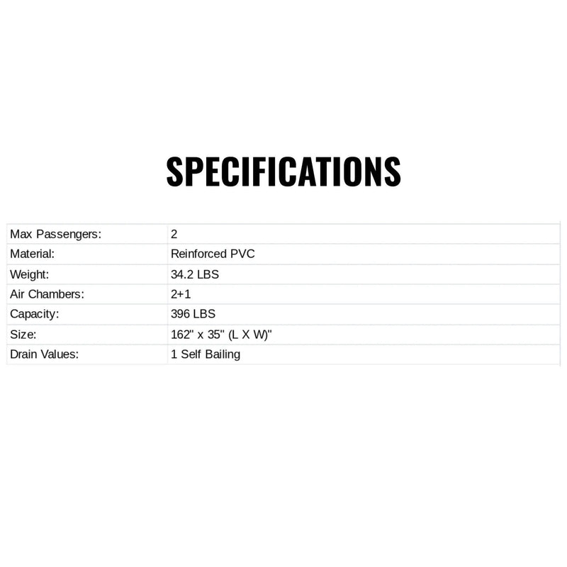 Aqua Marina Steam 412 14FT 2-Person Premium Kayak With DWF Deck [Paddle Excluded] [ST-412] (SAK57946) by SAKSBY WHOLESALE