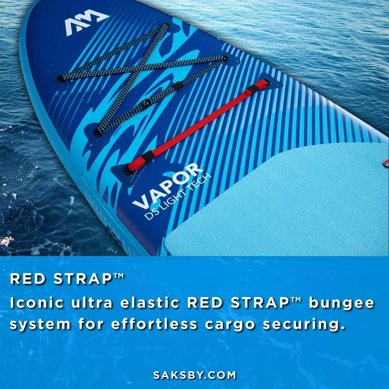 Aqua Marina Vapor 10FT All-Around SUP W/ Sand Ripple Grooved EVA Footpad [BT-23VAP] (SAK60532) by SAKSBY WHOLESALE