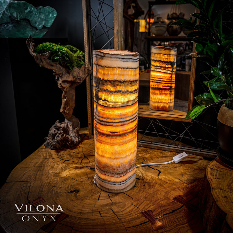 Aqua Onyx Lamp (Table Lamp #19), photo 3 of 4