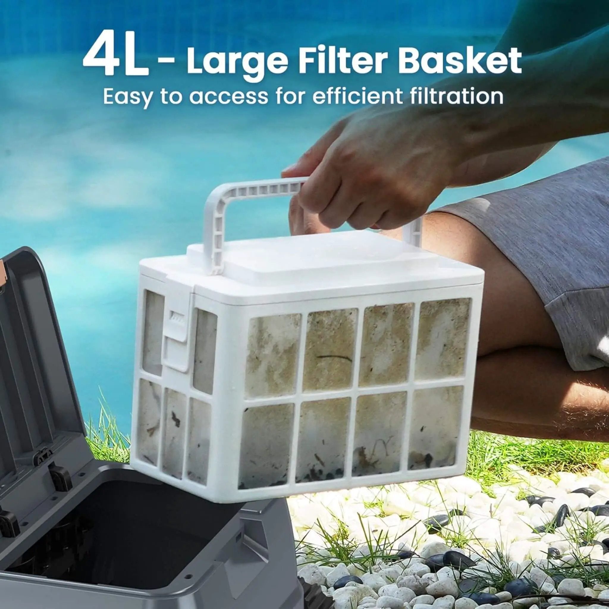 AquaBot Smart Robotic Pool Cleaner With Fast Charging (SAK73916) by SAKSBY WHOLESALE