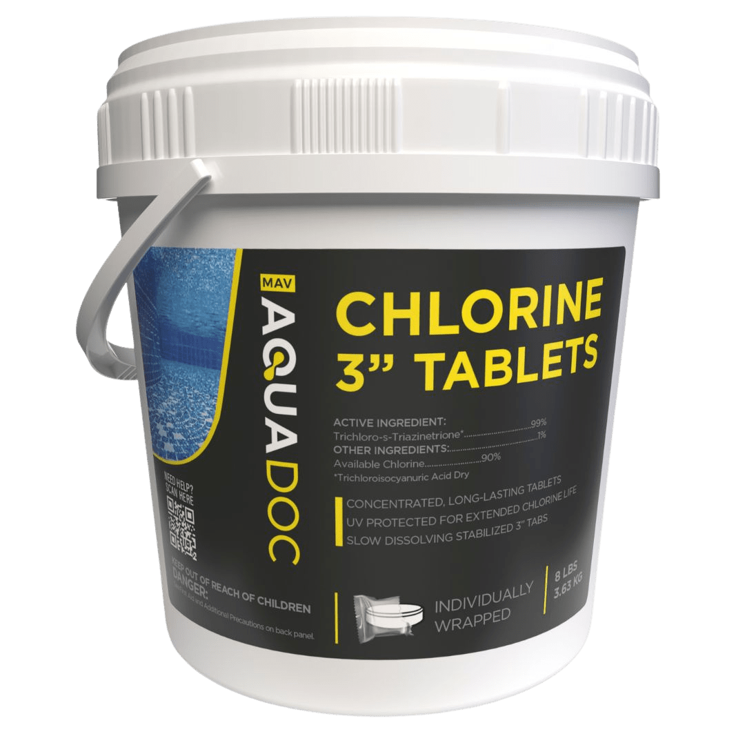 Pool Chlorine Tablets by AquaDoc