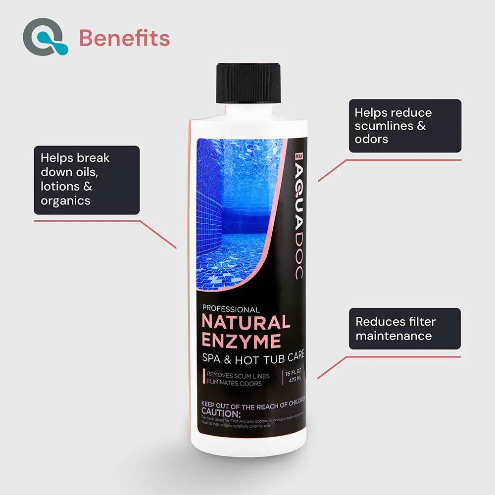 Spa Water Clarifier & Natural Enzyme Bundle by AquaDoc