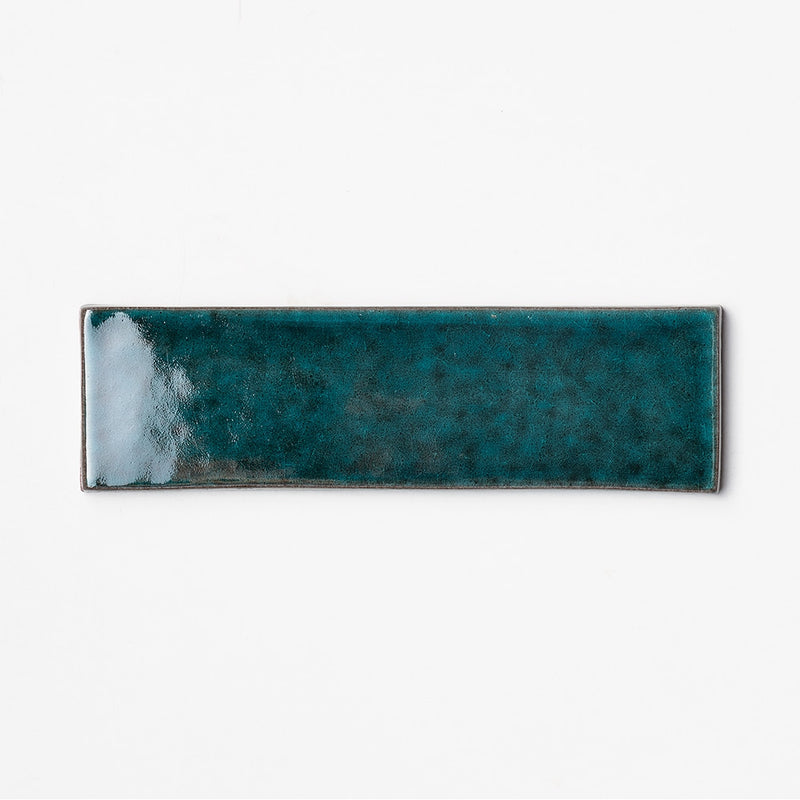 Aquamarine Glossy 2 1/4x7 7/8x3/8 Thin Brick Glossy 4x8 Tiles