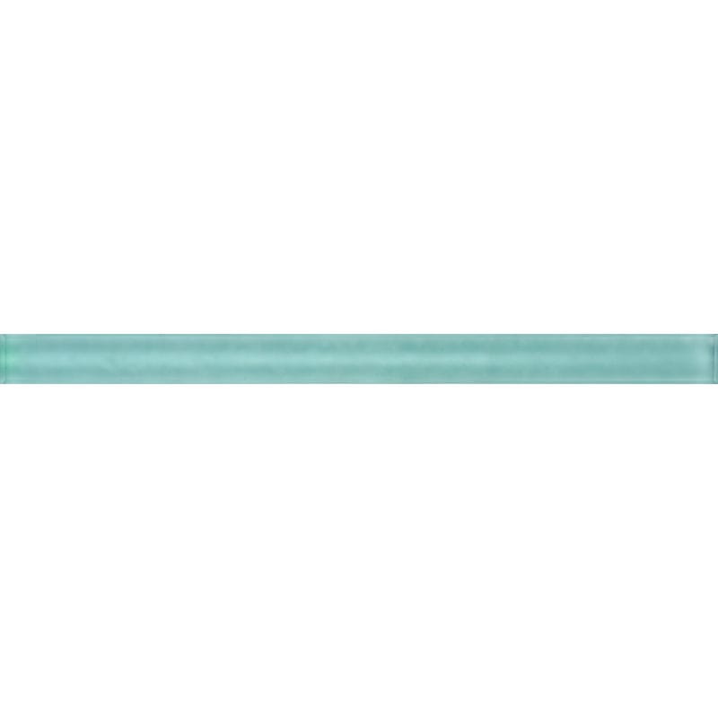 Aquamarine Matte Glass Tiles 5/8x9 Glass Matte 2x12 Tiles