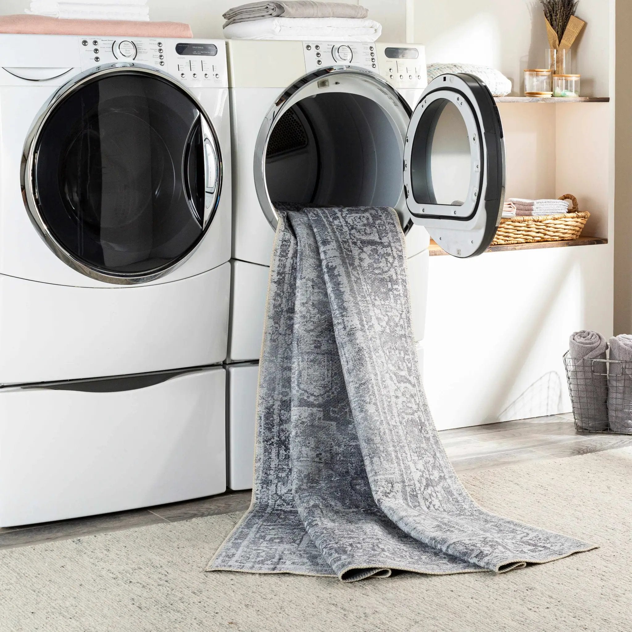 Aquino Washable Area Rug - Clearance by Boutique Rugs