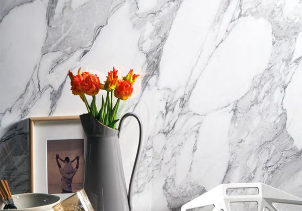 Arabescato Corchia A Lappato Lucido Porcelain Slab 64x128