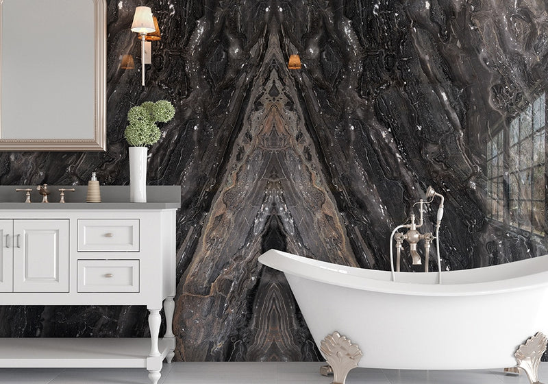 Arabescato Orobico Polished Marble Slab Random 1 1/4 room scene 5