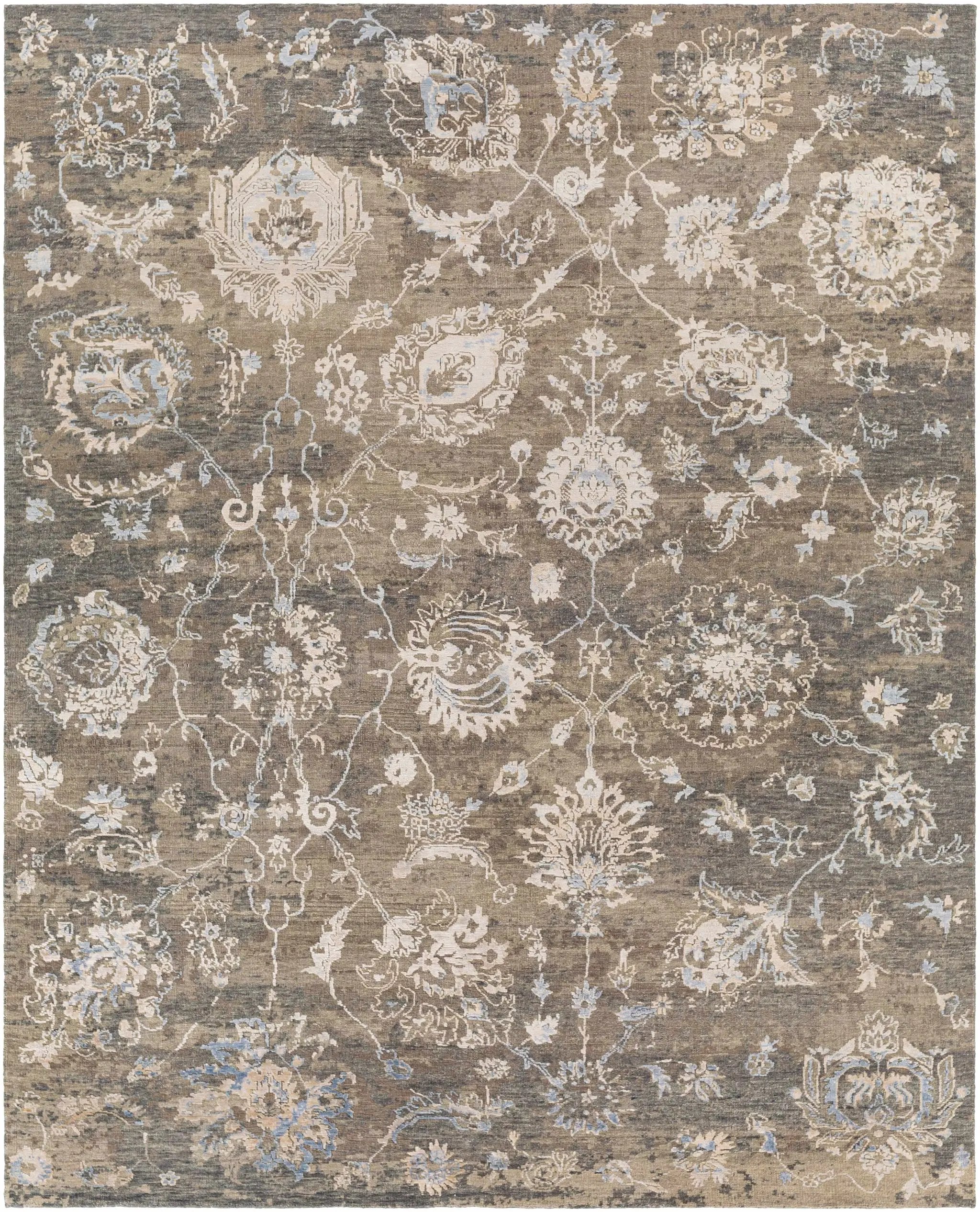 Aramawayan Premium Hand Knotted Wool Area Rug - Clearance by Boutique Rugs