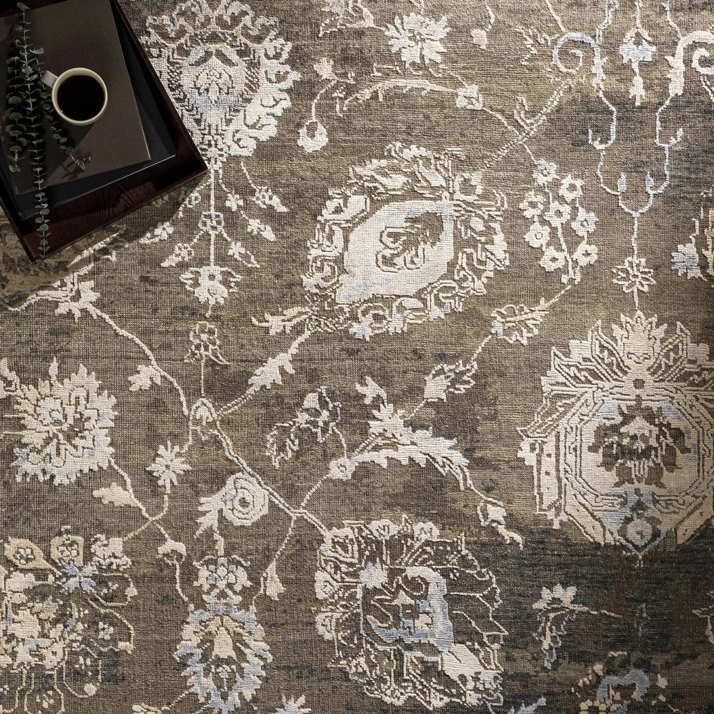 Aramawayan Premium Hand Knotted Wool Area Rug - Clearance by Boutique Rugs