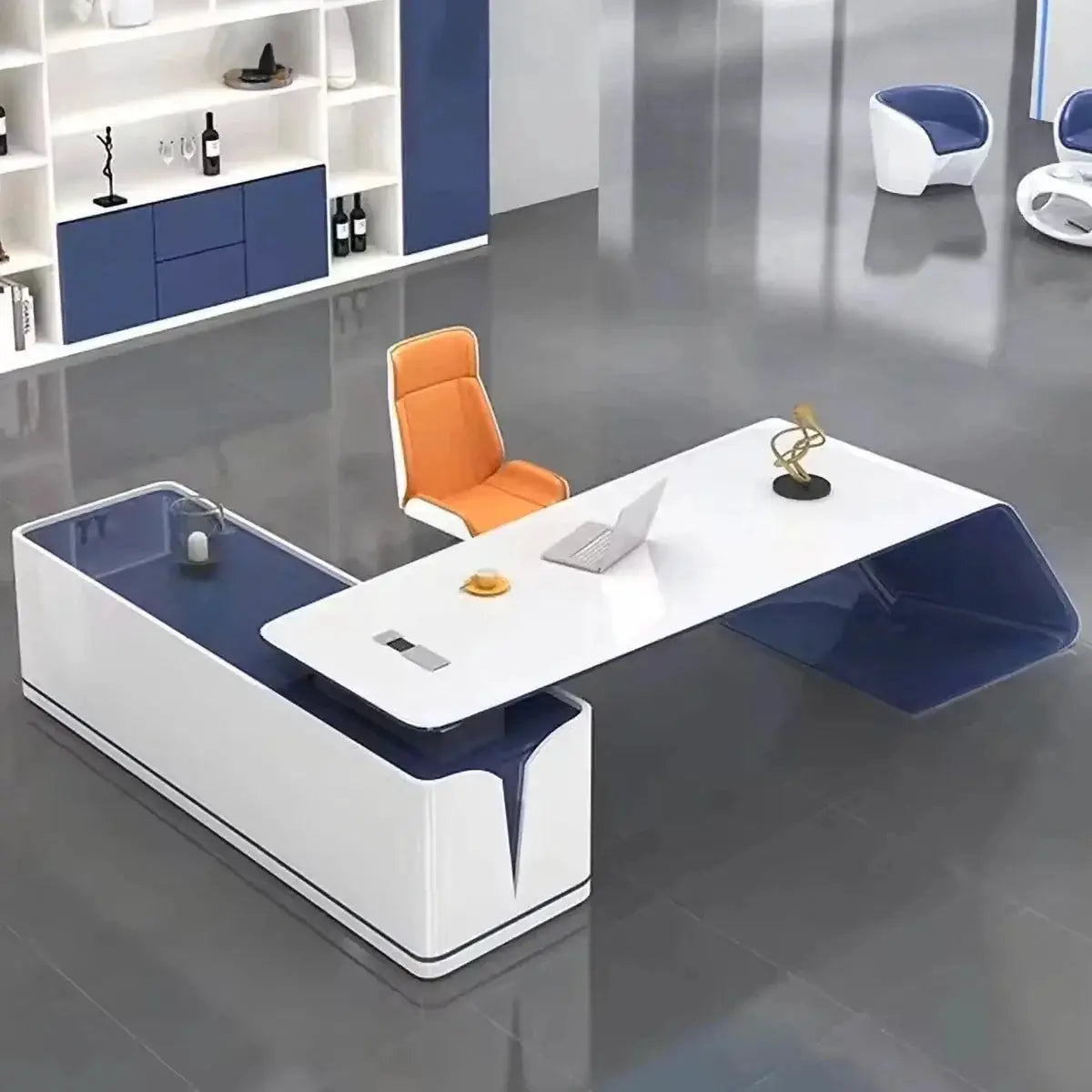 Euclid · Modern L-Shaped Executive Desk by Arc Grove