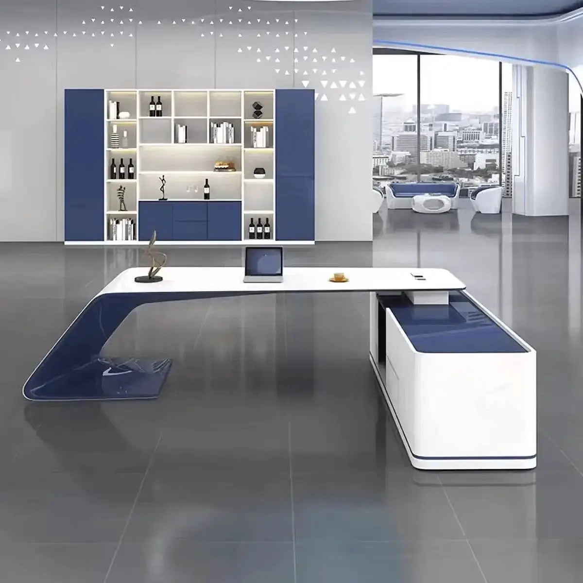 Euclid · Modern L-Shaped Executive Desk by Arc Grove