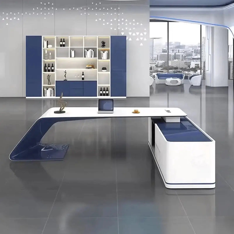 Euclid · Modern L-Shaped Executive Desk by Arc Grove