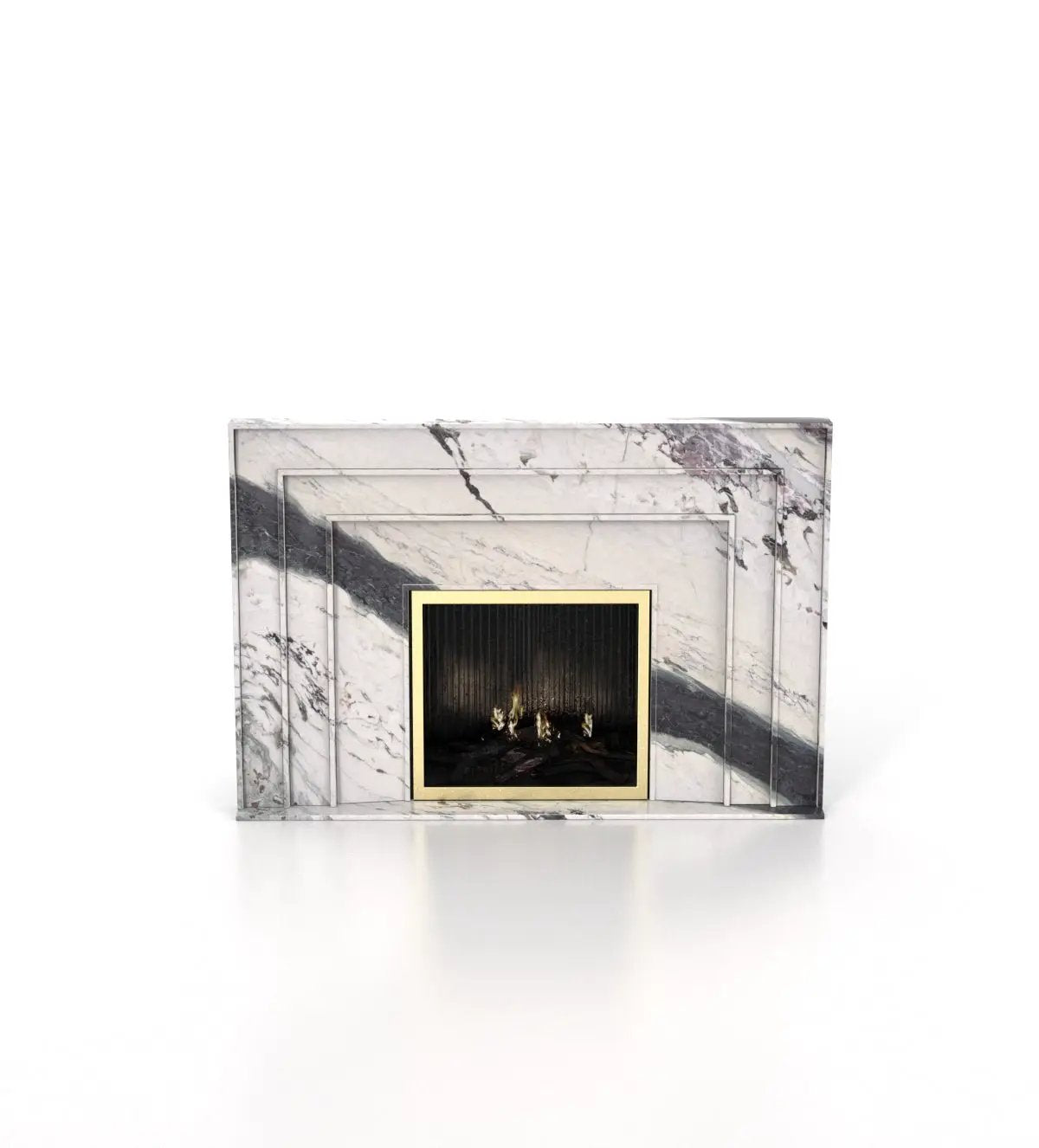 Aristotle Fireplace by Zicana Boutique