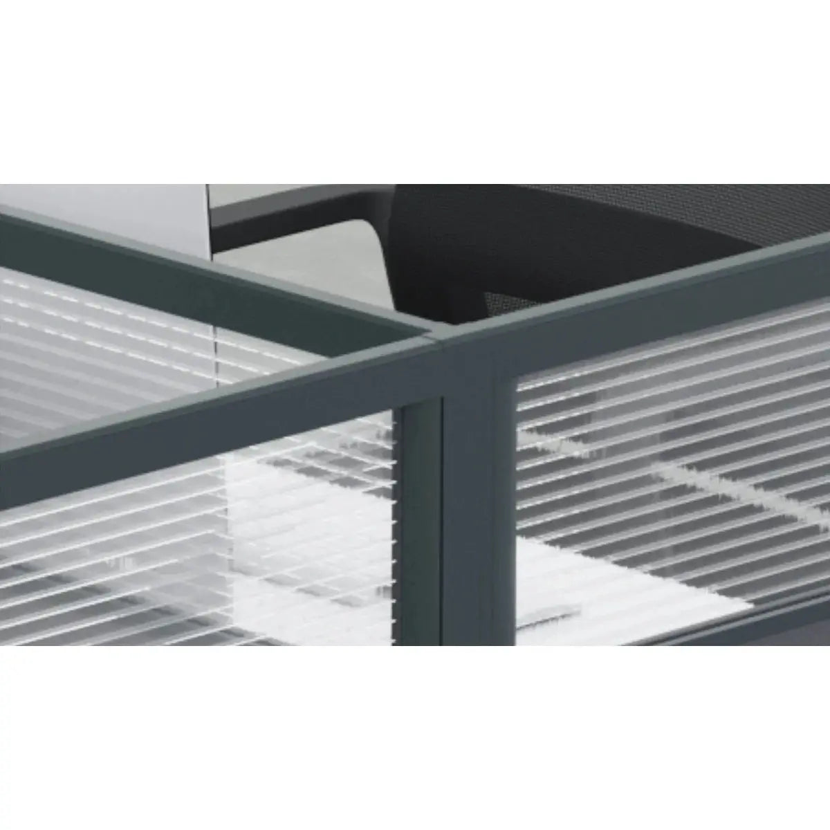 Averon · L-Shaped Cubicle Workstation by Arc Grove
