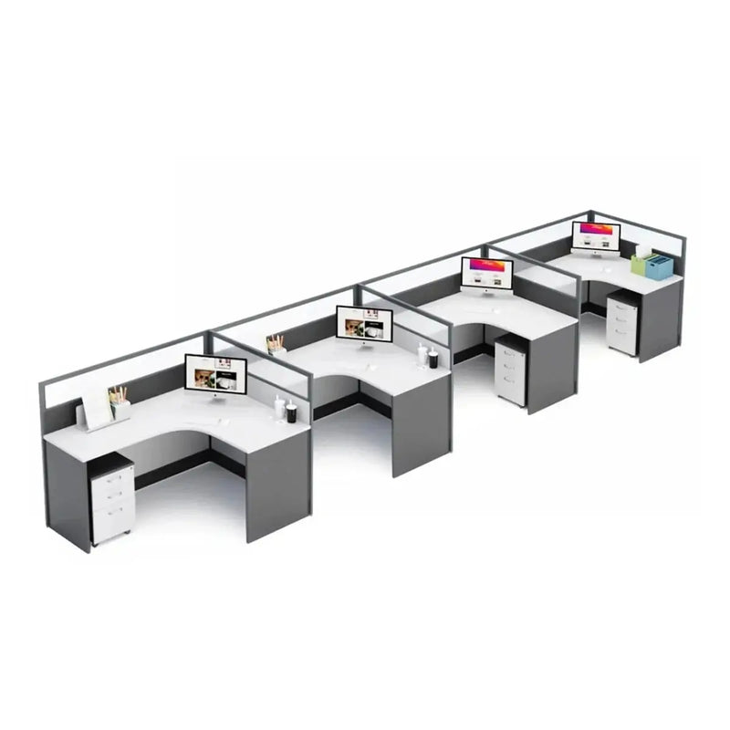 Averon · L-Shaped Cubicle Workstation by Arc Grove