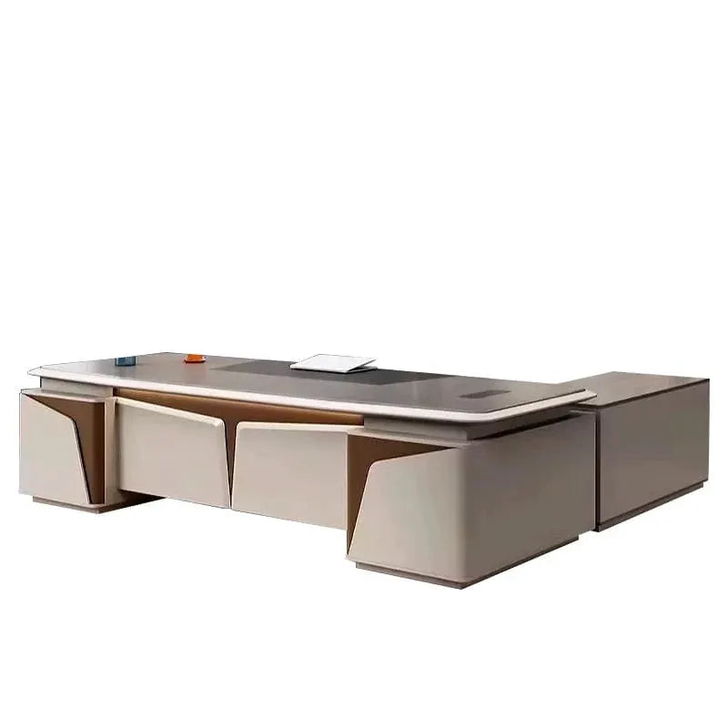 Wynn · Executive Desk w/ Mobile Storage by Arc Grove