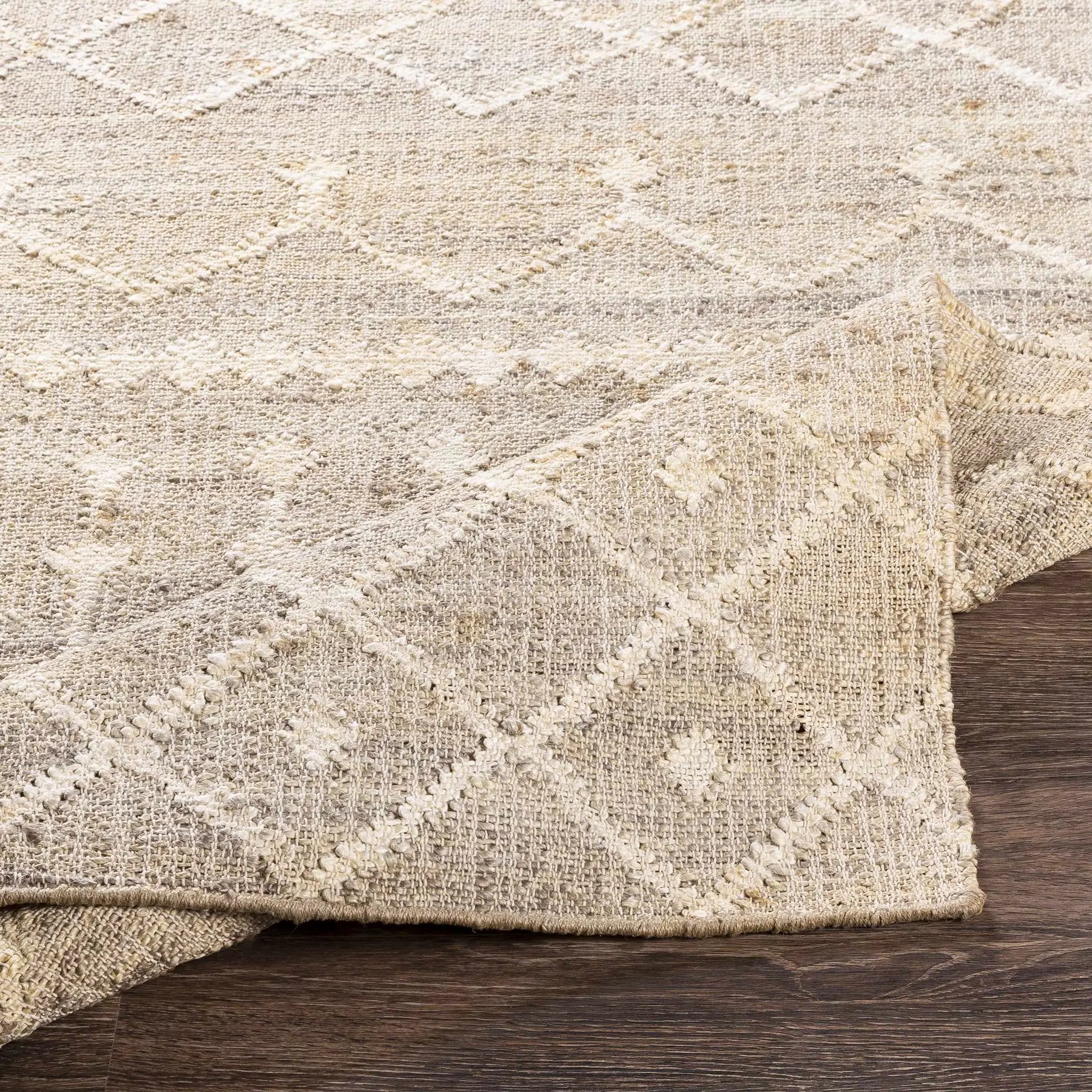 Armidale Hand Woven Beige Jute Rug - Clearance by Boutique Rugs