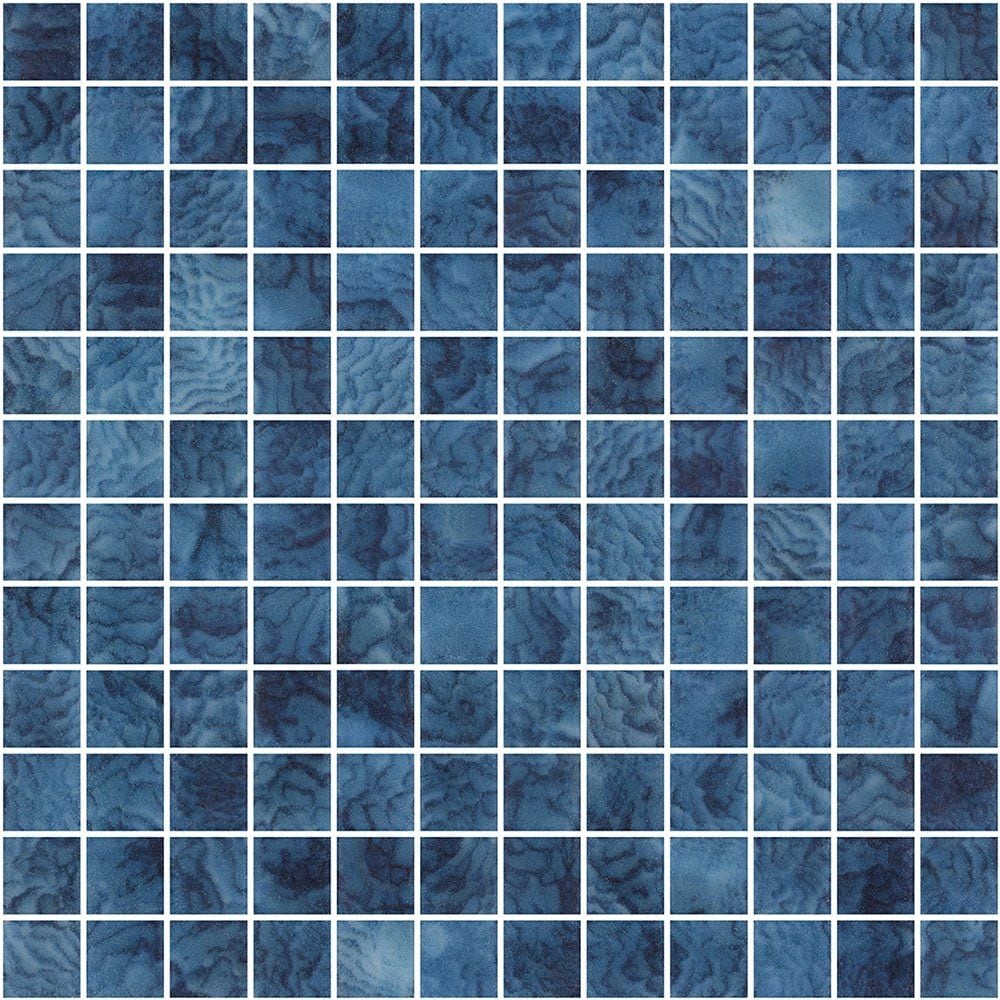 Arrecife Blue Anti Slip 1x1 Glass Mosaics 12x12 Glass Anti Slip 12x12 Mosaics
