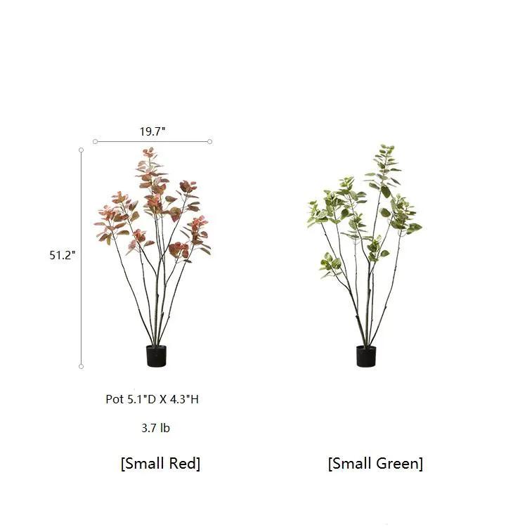 Artificial Silk Bauhinia Tree In Pot by RusticReach