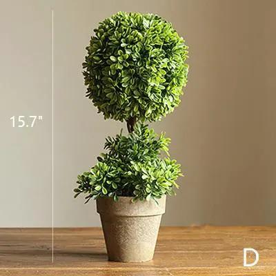 Artificial Faux Boxwood Topiary in Various Designs by RusticReach