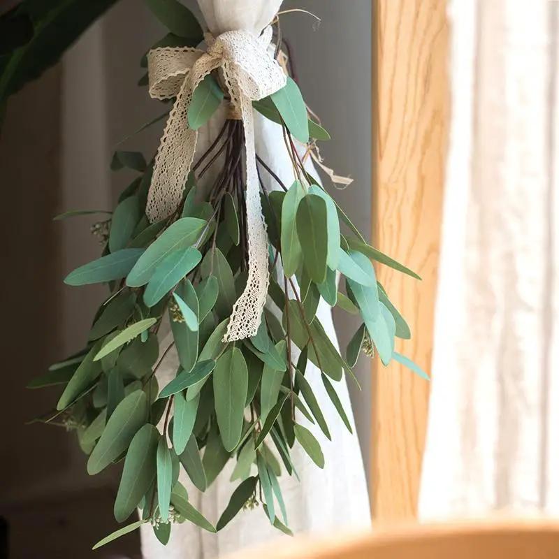 Artificial Faux Eucalyptus Leaf in Various Shapes by RusticReach