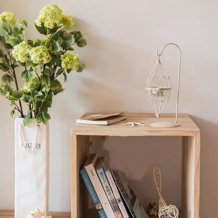 Artificial Flower Hydrangea Double Bloom 31" Tall by RusticReach