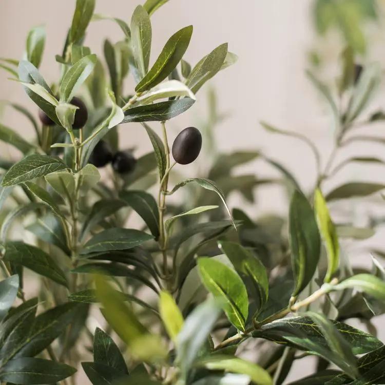 Artificial Fruit Faux Olive Stem 28" Tall by RusticReach