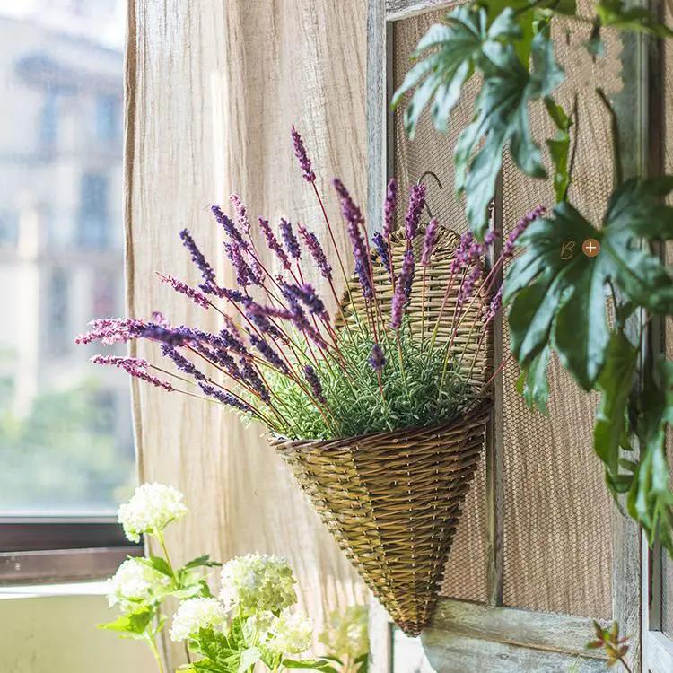 Faux Artificial Lavender Provence Lavender Stem 21" Tall Silk by RusticReach