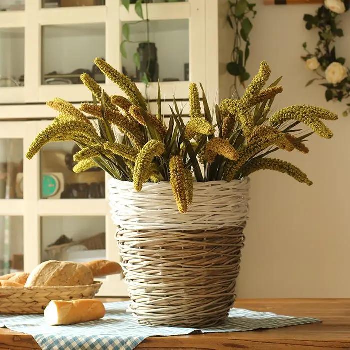 Artificial Millet Stem 37" Tall Faux by RusticReach