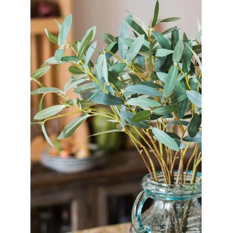 Artificial Faux Olive Leaf Stem by RusticReach