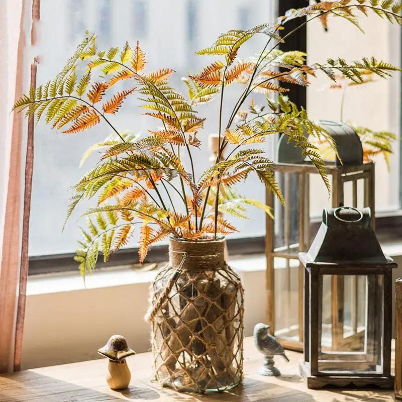 Artificial Plant Cyathea Leaf Stem 34" Tall by RusticReach