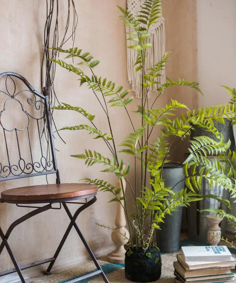Artificial Faux Eagle Fern Bulk Plant by RusticReach