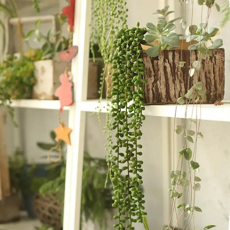 Artificial Plant Tear Drop Hanging 28" Long by RusticReach